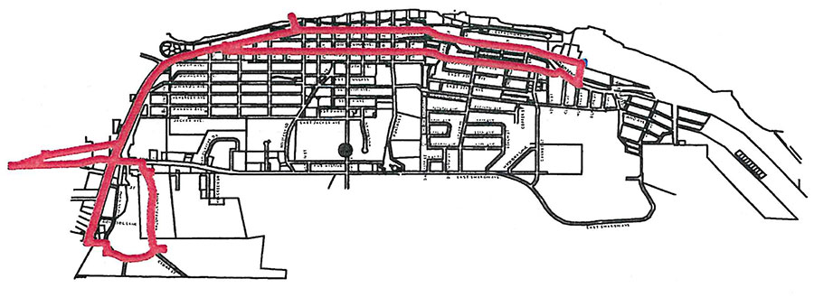 City of Houghton Public Transportation route