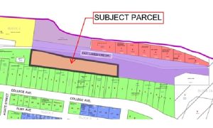 E. Lakeshore Drive re-zoning map